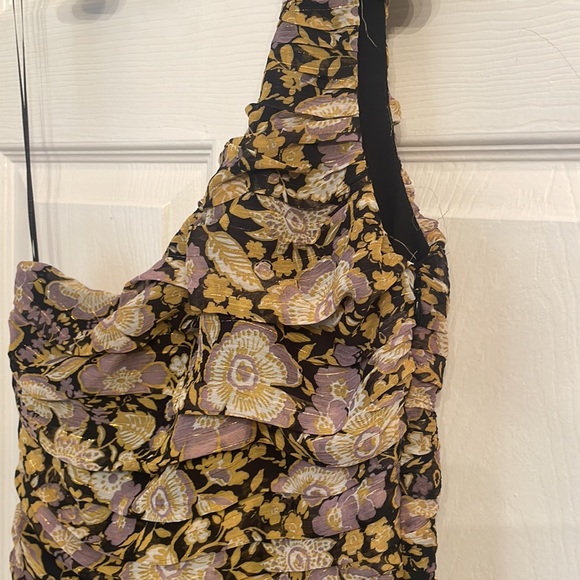 NWT FLORAL ONE STRAP MINI DRESS - Picture 5 of 6